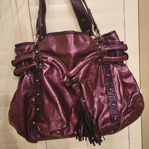 Royal purple handbag